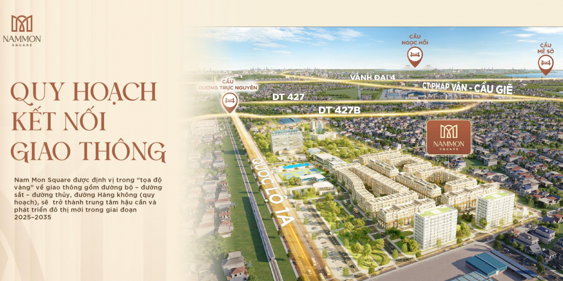 NAMMON SQUARE – TUYỆT PHẨM SHOPHOUSE MẶT QUỐC LỘ 1A - HÀ NỘI